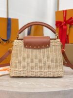 Louis Vuitton Capucines BB Handbag Brown Beige - Image 4