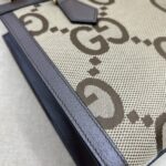 Gucci Diana Jumbo GG Tote Bag Small Camel/Ebony - Image 5