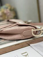 Dioramour Small Saddle Bag with Strap Soupir Pink - Image 4
