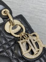 Christian Dior Mini Lady Dior bag in Black - Image 3