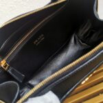 Prada Medium Leather Top-Handle Bag in Brown - Image 5
