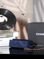 CHANEL Vintage Double Flap Bag Suede - Image 3