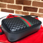 Gucci Black Mini Trapuntata Crossbody Bag Leather - Image 7