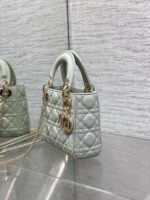 Dior Mini Lady Dior Bag in opaline gray - Image 3