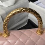 Chanel 22B Small Flap Bag Gem Chain Dust Pink - Image 3