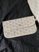 GOYARD Goyardine Saint Louis Claire Voie GM White Yellow - Image 6