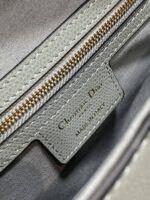 Dior Saddle Bag in Stone Gray Gold Hardware - Image 7