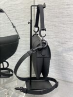 Dior Saddle Bag in Black with Black Hardware - Image 4