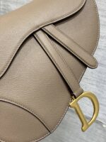 Dior Saddle Bag in Brown Gold Hardware - Image 3