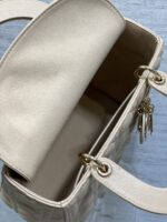 Dior small Lady Dior bag in Beige Cannage - Image 7