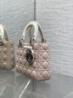 Dior Small Lady Dior Bag in Two-Tone Soupir Pink - Image 4