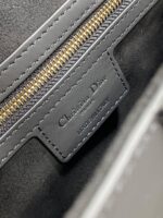 Dior Saddle Bag in Black with Black Hardware - Image 7