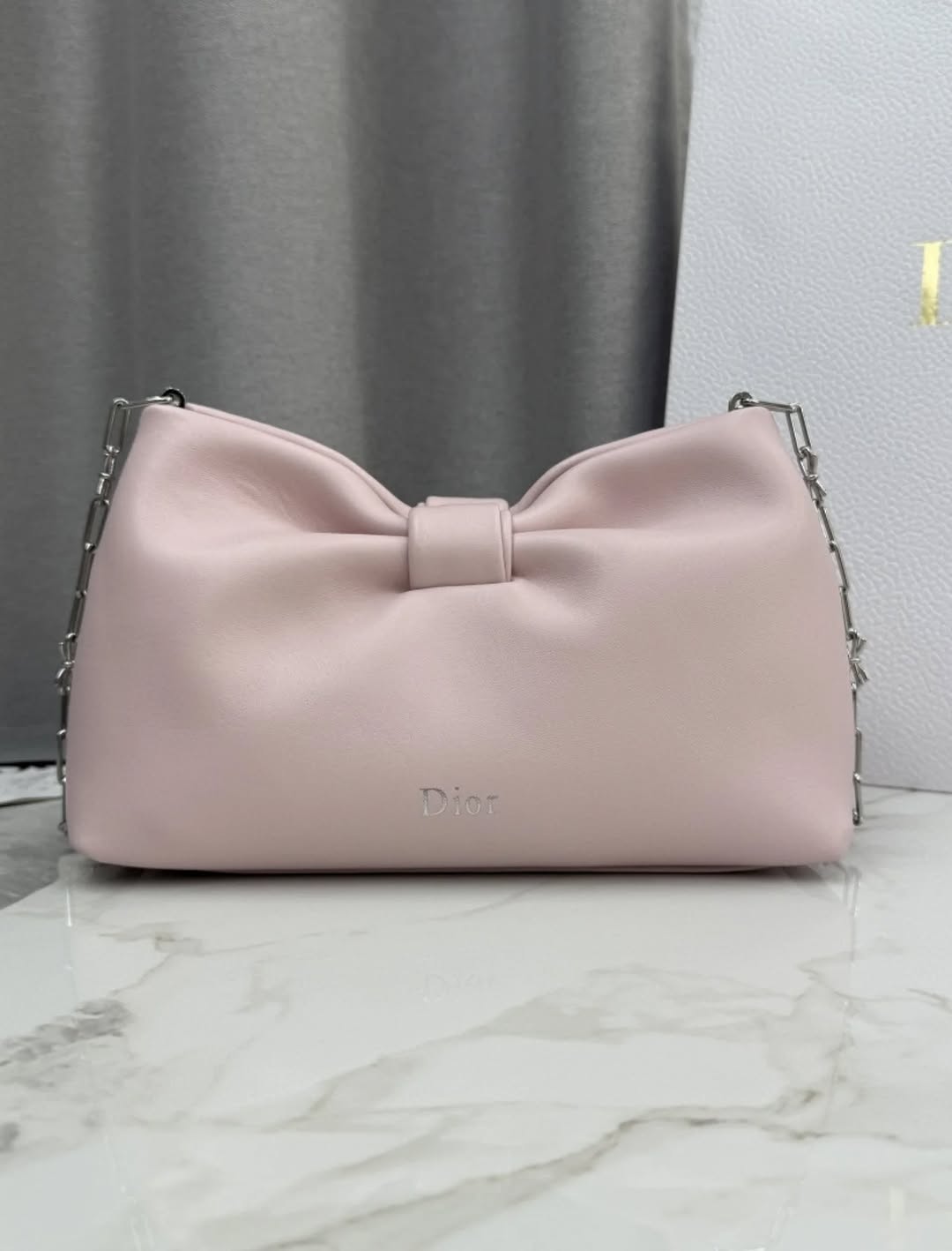 657353760_17863836792668977_8804493320331627233_n.jpg DIOR BOW BAG IN PINK - Image 1