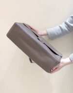Chanel Maxi Flap bag in Taupe Grained Calfskin SS26 Collection - Image 4