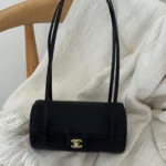 Chanel Preppy Coco Small Bowling Bag in Black