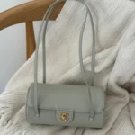 Chanel Preppy Coco Small Bowling Bag in Grey