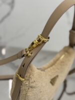 Prada Leather And Shearling Arquã¨ Handbag - Image 6