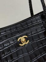 Chanel Tote Bag Crocodile Embossed Calfskin SS26 Collection - Image 4