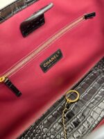 Chanel Tote Bag Crocodile Embossed Calfskin SS26 Collection - Image 8