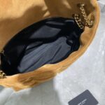 SAINT LAURENT Puffer Toy quilted leather-trimmed suede shoulder bag - Image 5