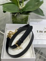 Christian Dior Saddle Bag in Black Gold Hardware - Image 7