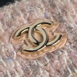 Chanel 24B Cc Quilted Chain Top Handle Pink Tweed / Sequin - Image 5