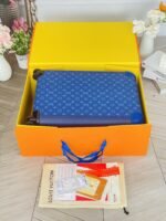 Louis Vuitton Horizon 55 rolling suitcase Blue Monogram - Image 2