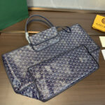 Goyard Navy Blue Anjou GM Tote bag - Image 2