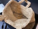 Saint Laurent Rive Gauche Linen Tote Bag - Image 6
