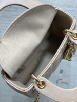 Dior Mini Lady Dior Bag in Beige Gold Hardware - Image 4