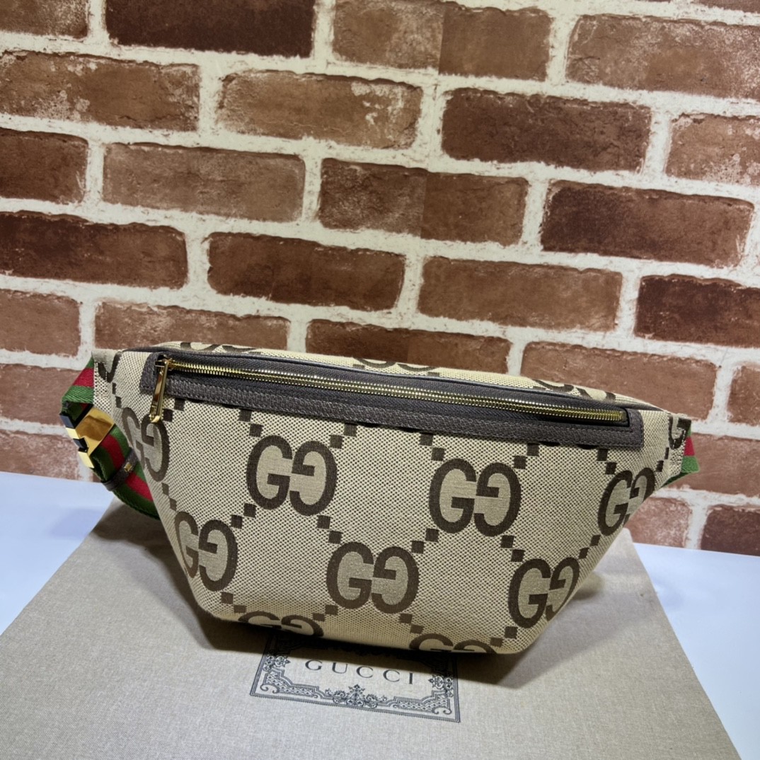 7efcb60b.jpg Gucci Belt Bag Jumbo GG Canvas Large Brown - Image 1