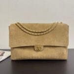 Chanel Suede Souplissimo Maxi Flap large
