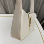 Saint Laurent  le 5 a 7 mini hobo bag – White - Image 3
