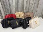 Saint Laurent Lou Medium YSL Camera Bag with Pocket and Tassel in Quilted Leather - Image 2
