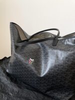 Goyard Black Goyardine Saint Louis PM Leather - Image 2