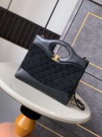 Chanel  Calfskin Suede Quilted Mini 31 Shopping Bag - Image 2