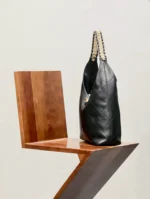 Chanel 25P Hobo bag in black lambskin - Image 6