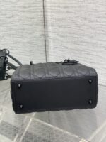 Dior Medium Lady Bag in Matte Black - Image 6