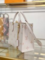 Louis Vuitton OnTheGo Mini bag (M14403) in white Monogram Empreinte - Image 5