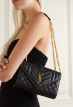Saint Laurent Envelope Bag Small Black - Image 6