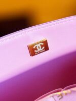 Chanel Mini Rectangular Flap Bag Pink, White and Black - Image 8