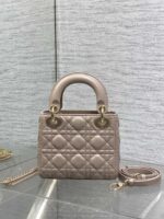 Dior Mini Lady Dior Bag in Beige Gold Hardware - Image 2