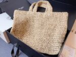 Saint Laurent Rive Gauche Linen Tote Bag - Image 2