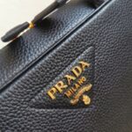 Prada Medium Leather Top-Handle Bag in Brown - Image 4