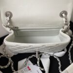 Chanel Mini Silver 22 White Calfskin - Image 4