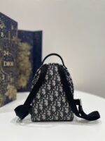 Dior Mini High-End Bag – Oblique Pattern Fabric (24x10x16cm) - Image 7