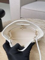 Chanel Quilted Lambskin Shopping Bag In white - Image 5
