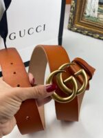 Gucci Brown Belt – SIZE 90 - Image 2
