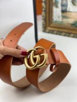 Gucci Brown Belt – SIZE 90 - Image 3