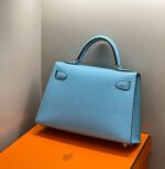 HN KELLY MINI 20 SKY BLUE EPSOM SILVER HARDWARE - Image 4